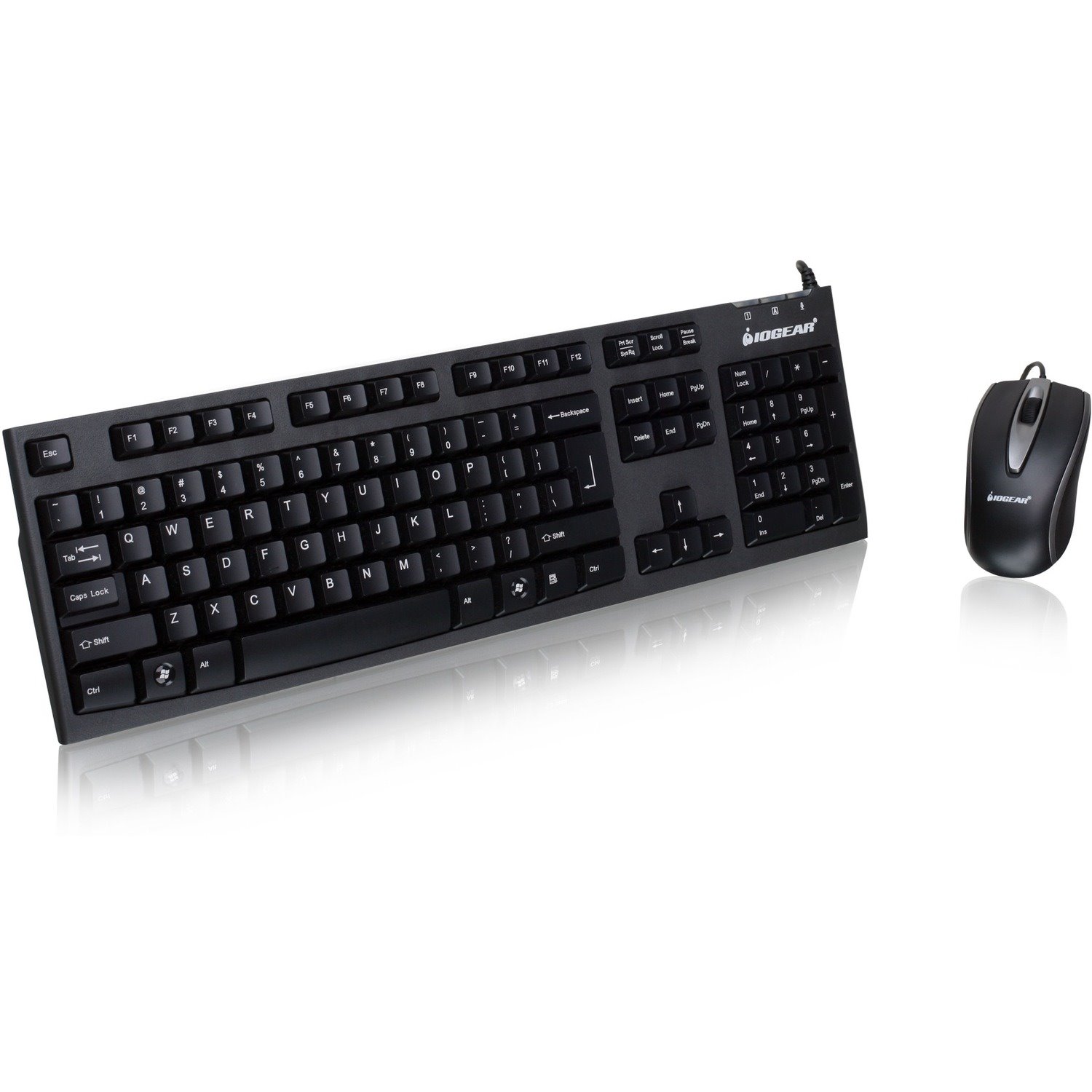 IOGEAR Ultra Thin Wired Desktop Keyboard / Optical Mouse