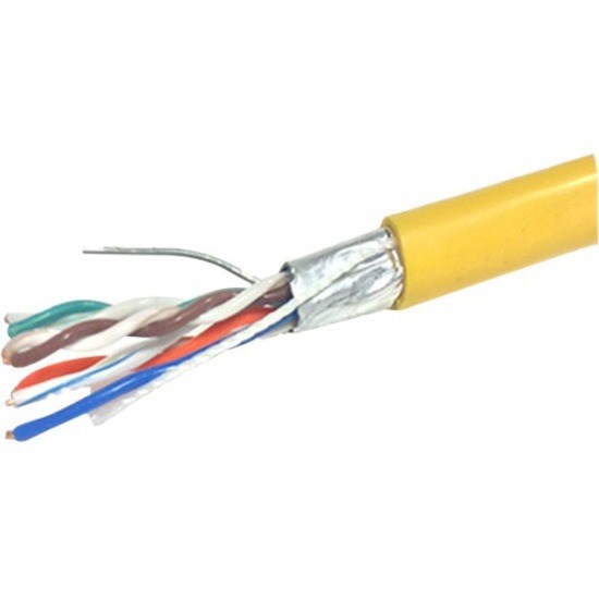 Weltron CAT5e Solid Shielded Plenum (CMP) Network Cable