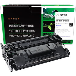 Clover Technologies Remanufactured High Yield Laser Toner Cartridge - Alternative for HP 26X (CF226X) - Black - 1 Each