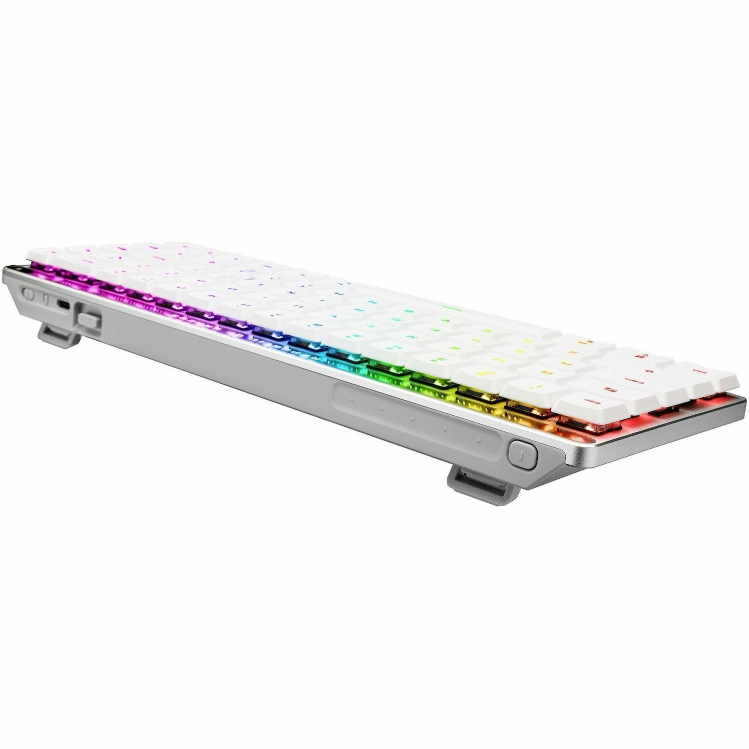 Asus ROG Falchion RX Low Profile Gaming Keyboard - Wired/Wireless Connectivity - USB 2.0 Interface - RGB LED - White