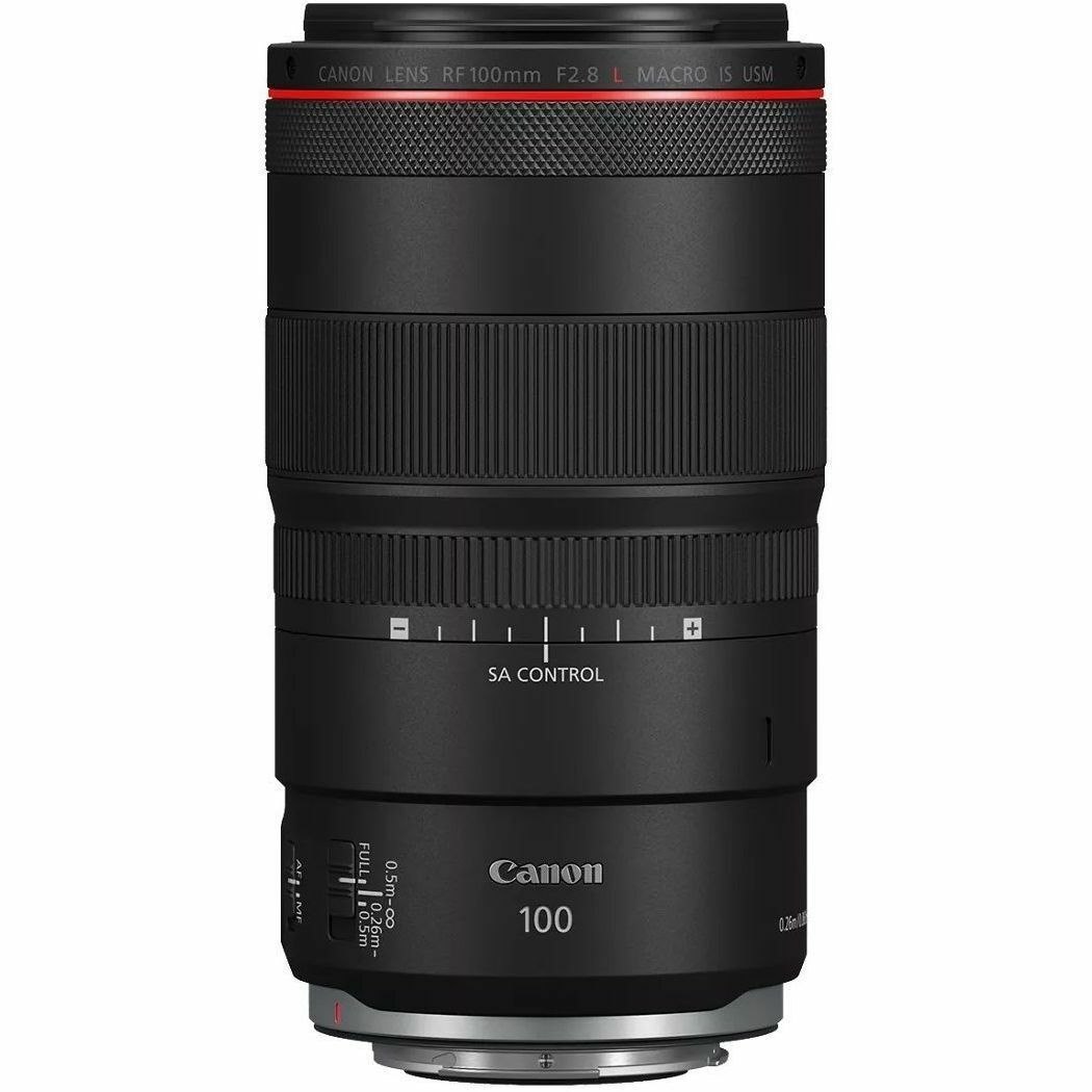 Canon RF100mm - 100 mm - f/32 - f/2.8 - Full Frame Sensor - Macro, Telephoto Fixed Lens for Canon RF