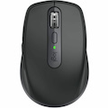Logitech MX Anywhere 3S Mouse - Bluetooth - USB - Darkfield - 6 Button(s) - Graphite
