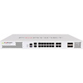 Fortinet FortiGate-200E, 18 x GE RJ45 (including 2 x WAN ports, 1 x MGMT port, 1 X HA port, 14 x switch ports), 4 x GE SFP slots. SPU NP6Lite and CP9 hardware accelerated.