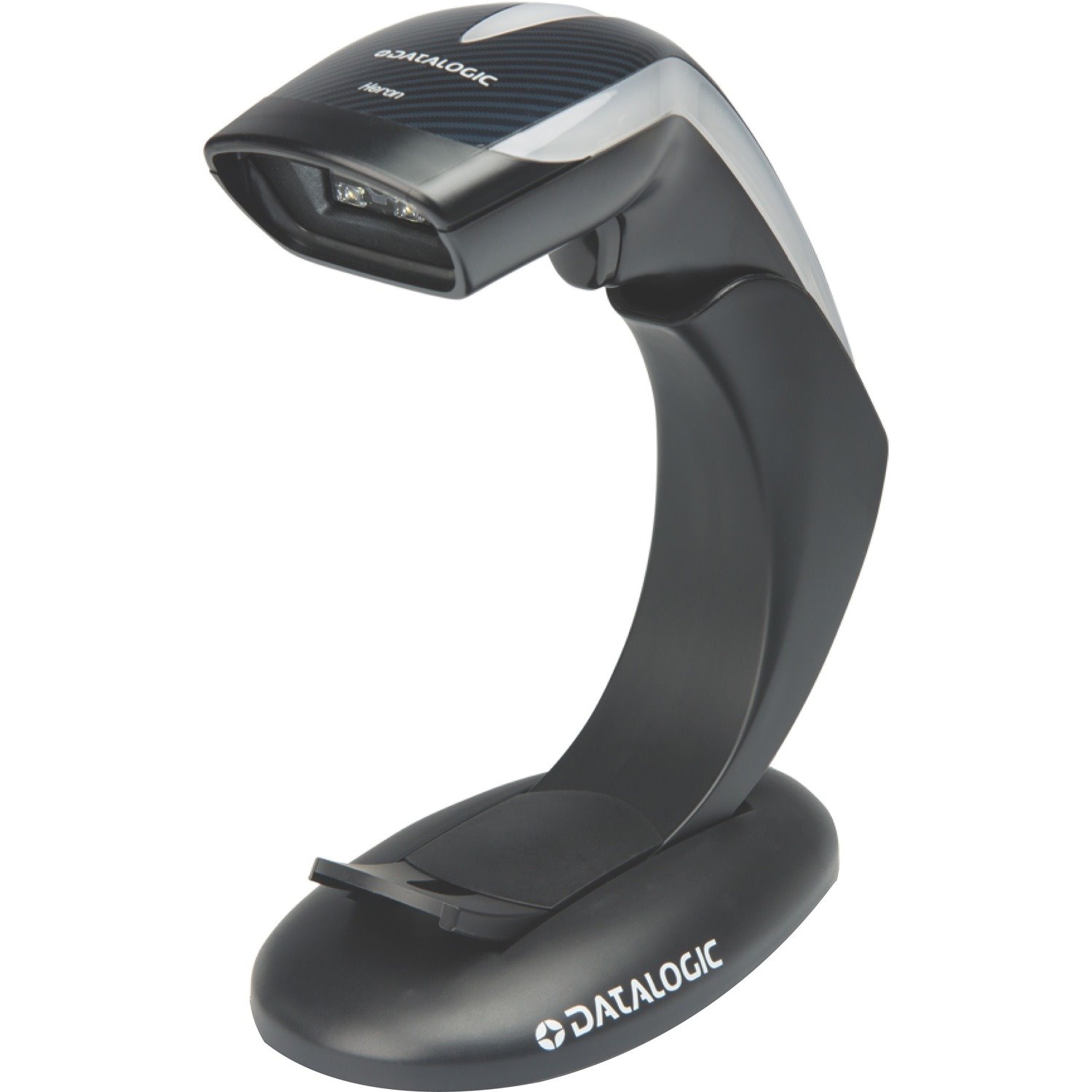 Datalogic Heron HD3430 Handheld Barcode Scanner Kit - Cable Connectivity - Black