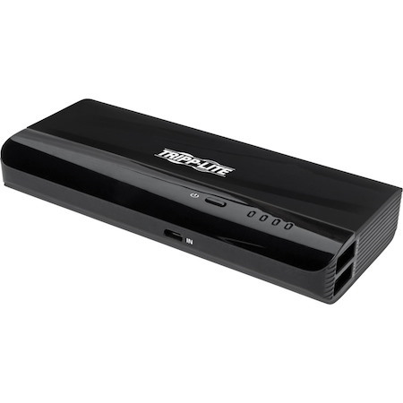 Tripp Lite by Eaton Portable Charger - 2x USB-A, 12,000mAh Power Bank, Lithium-Ion, Auto Sensing, Black