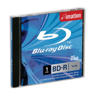Imation i26165 Blu-ray Rewritable Media - BD-RE - 2x - 25 GB - 1 Pack Jewel Case