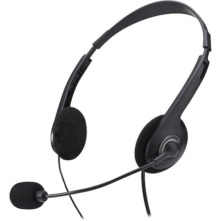 Adesso Xtream H4 Wired Over-the-head Stereo Headset - Black
