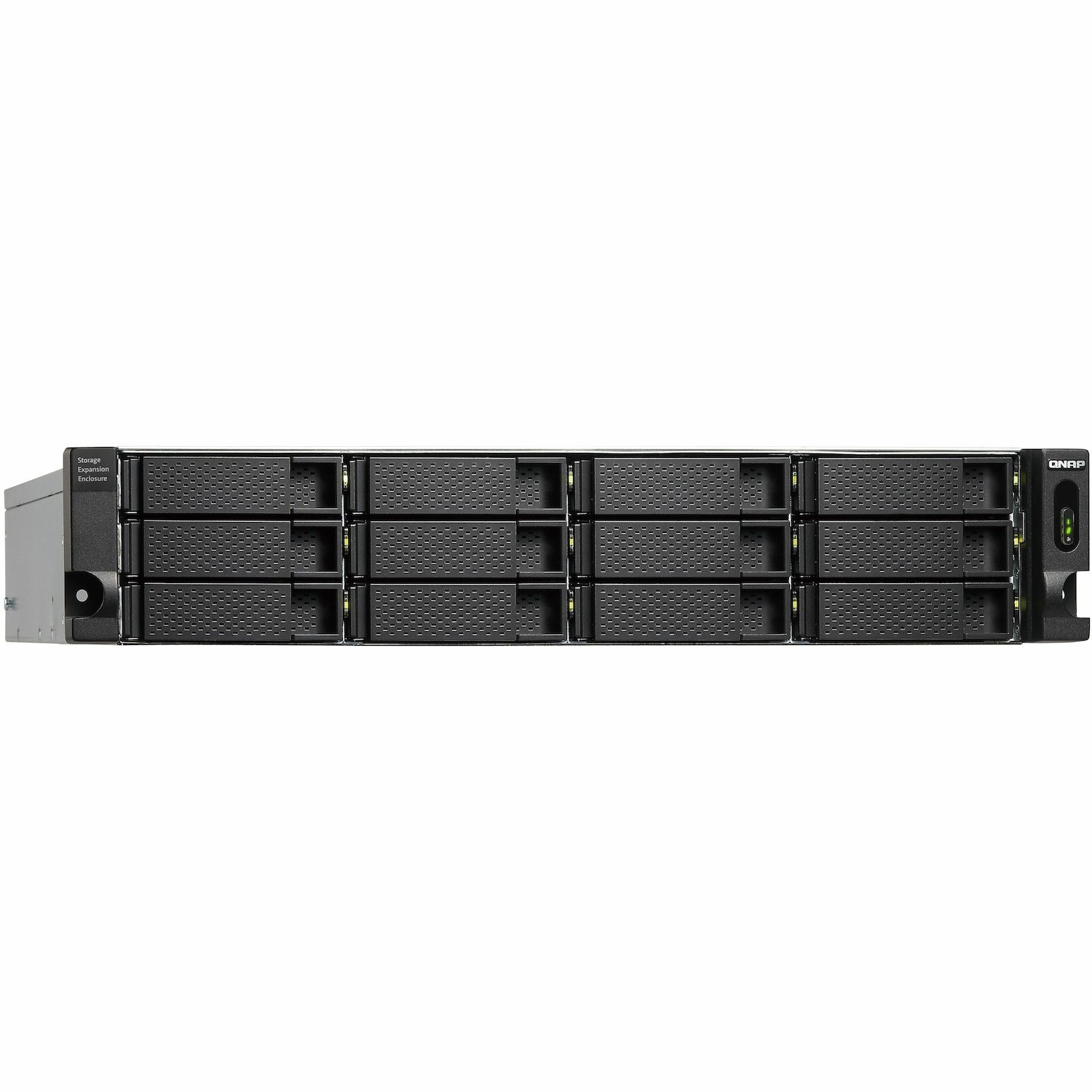 QNAP TL-R1200C-RP Drive Enclosure SATA/600 - USB 3.2 (Gen 2) Type C Host Interface - 2U Rack-mountable