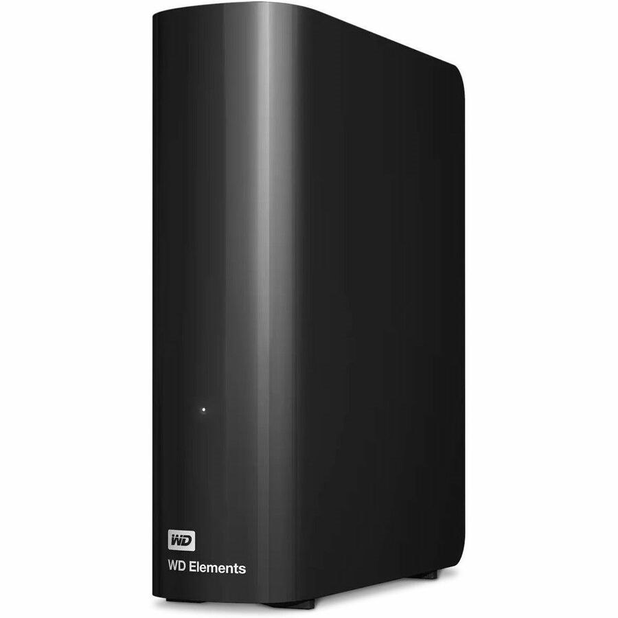 WD Elements WDBWLG0220HBK-NESN 22 TB Portable Hard Drive - External