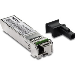 TRENDnet SFP to RJ45 Dual Wavelength Single-Mode LC Module; TEG-MGBS10D5; Must Pair with TEG-MGBS10D3 or a Compatible Module; Up to 10 km (6.2 Miles); Compatible with Standard SFP; Lifetime Protection