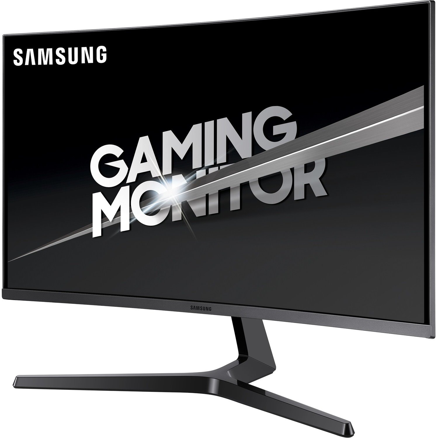 Samsung C32JG54QQE 32" Class WQHD Curved Screen Gaming LCD Monitor - 16:9 - Dark Silver