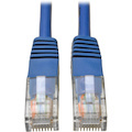 Eaton Tripp Lite Series Cat5e 350 MHz Molded (UTP) Ethernet Cable (RJ45 M/M), PoE - Blue, 12 ft. (3.66 m)