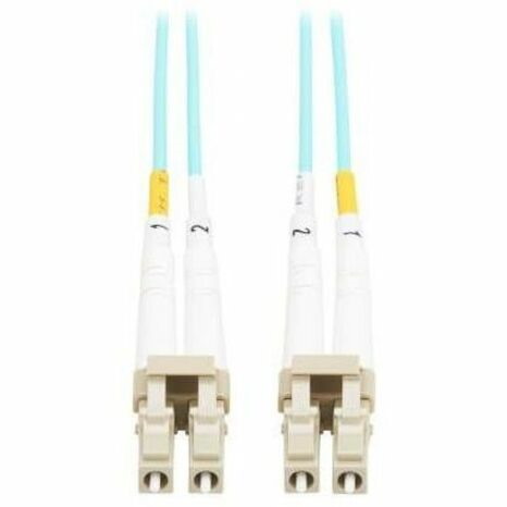 Eaton Tripp Lite Series 10Gb Duplex Multimode 50/125 OM3 OFNP Fiber Patch Cable (LC/LC) - Aqua, 10 m (32.8 ft.), TAA