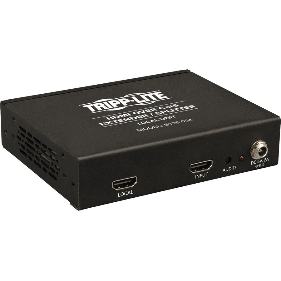 Tripp Lite by Eaton 4-Port HDMI over Cat5/6 Extender/Splitter, Box-Style Transmitter for Video/Audio, Up to 150 ft. (45 m), TAA