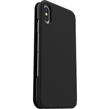 OtterBox Strada Carrying Case (Book Fold) Apple iPhone XS Max - Black