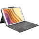 Logitech Combo Touch Keyboard/Cover Case iPad (7th Generation), iPad (9th Generation), iPad (8th Generation) Tablet - Graphite