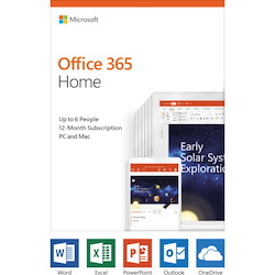 Microsoft 365 Family - Subscription License - Up to 6 People - 12 Month