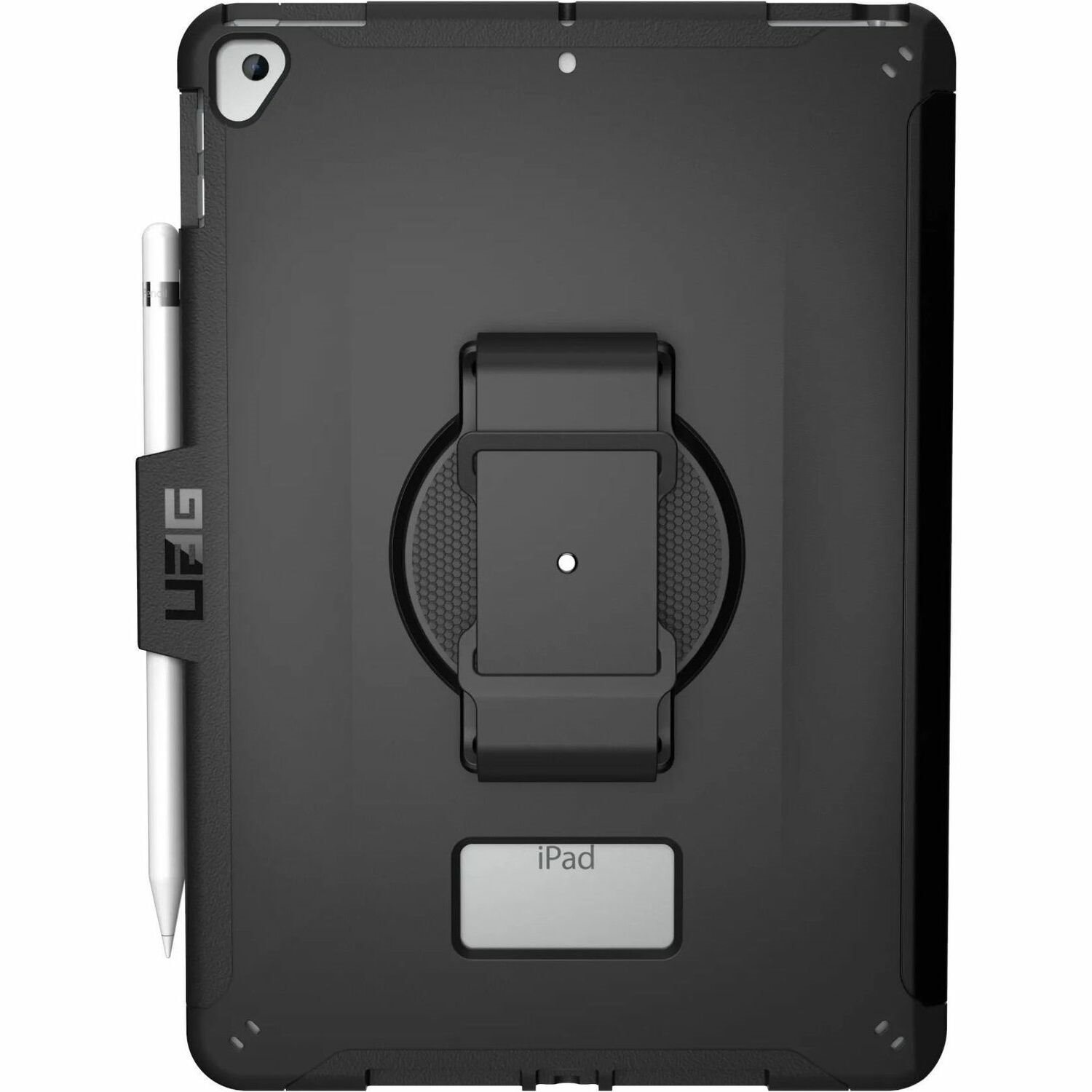 Urban Armor Gear Scout Carrying Case for 10.2" Apple iPad (7th Generation) Tablet, Stylus, Pencil - Black