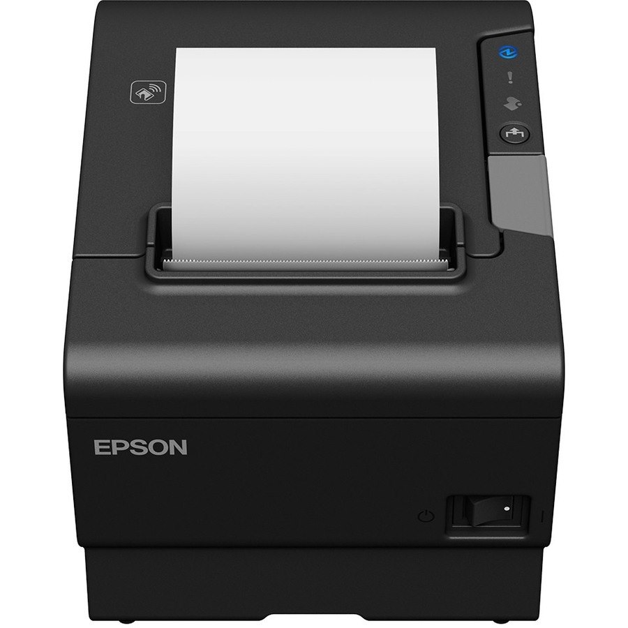 Epson OmniLink TM-T88VI Direct Thermal Printer - Monochrome - Receipt Print - Ethernet - USB - Serial - Near Field Communication (NFC) - 13.78 in/s Mono - 180 dpi