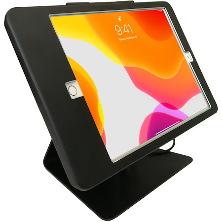 CTA Digital Desktop Anti-Theft Stand for iPad Air 3 (2019), iPad Pro 10.5 and 10.2-inch iPad (7th/ 8th/ 9th Gen) Black
