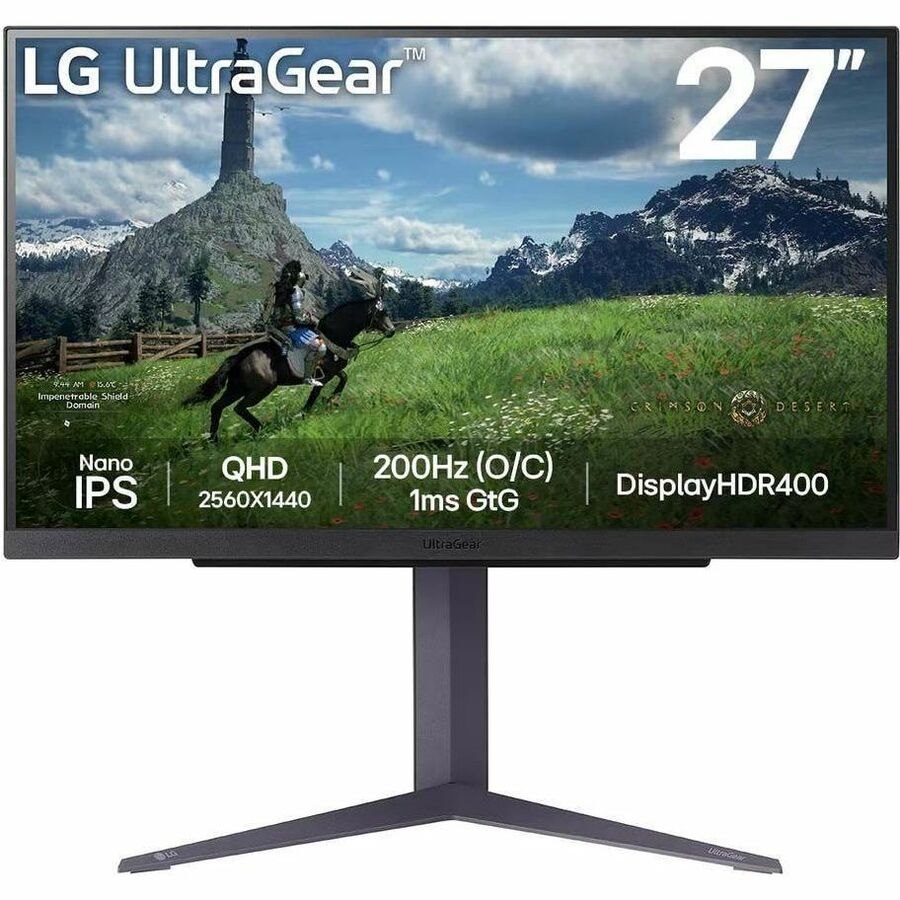 LG UltraGear 27GS85Q-B 27" Class WQHD Gaming LED Monitor - 16:9