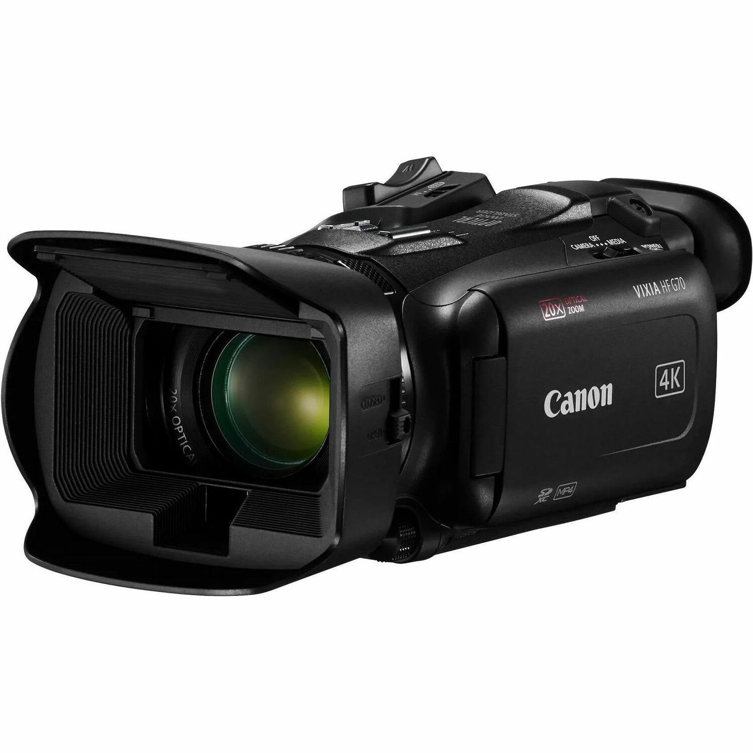 Canon VIXIA HF G70 Digital Camcorder - 3.5" LCD Touchscreen - 1/2.3" CMOS - 4K, Full HD