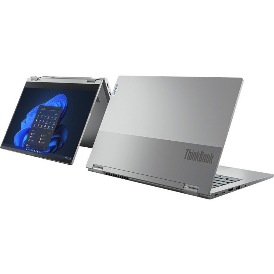 Lenovo ThinkBook 14s Yoga G3 IRU 21JG0019US 14" Touchscreen Convertible 2 in 1 Notebook - Full HD - Intel Core i5 13th Gen i5-1335U - 16 GB - 256 GB SSD - English (US) Keyboard - Mineral Gray
