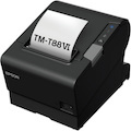 Epson TM-T88VI-iHUB Desktop Direct Thermal Printer - Monochrome - Receipt Print - USB - Serial