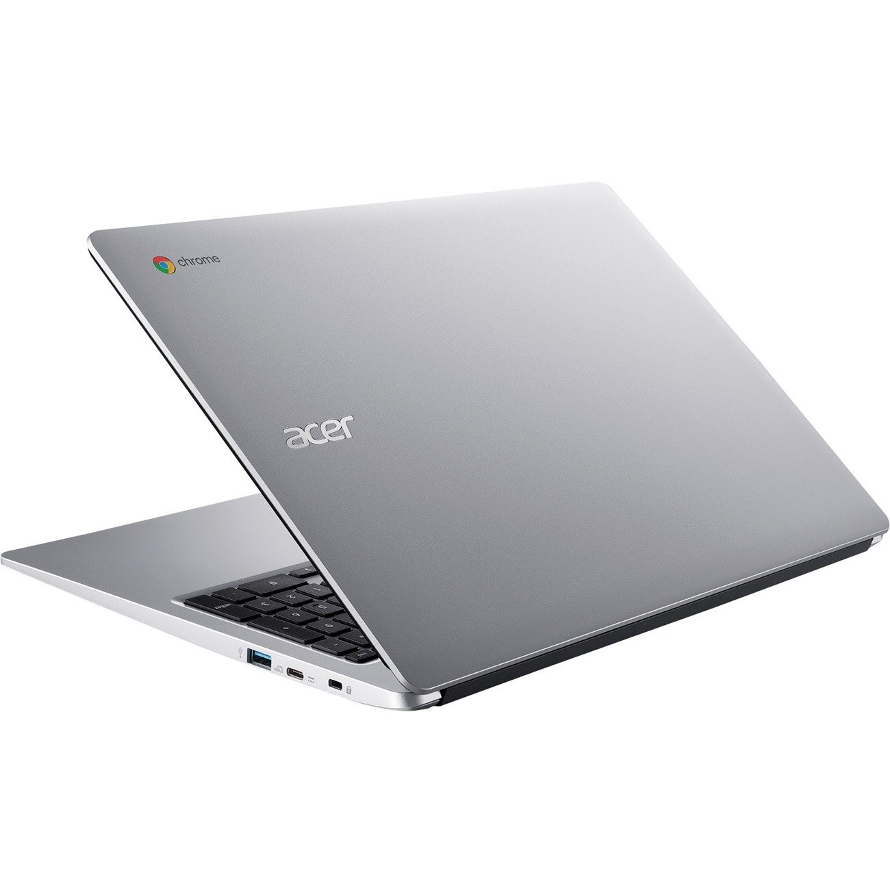 Acer Chromebook 315 CB315-3H CB315-3H-C2C3 15.6" Chromebook - HD - 1366 x 768 - Intel Celeron N4000 Dual-core (2 Core) 1.10 GHz - 4 GB Total RAM - 32 GB Flash Memory - Pure Silver