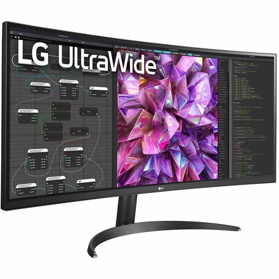 LG 34BQ60QC-B 34" Class UW-QHD Curved Screen LCD Monitor - 21:9