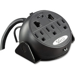 Safco 3-Outlets Power Strip