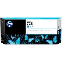 HP 728 Original Extra High Yield Inkjet Ink Cartridge - Cyan Pack
