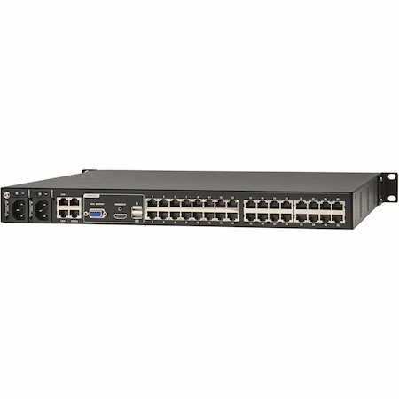 Eaton 32-Port Cat5e KVM over IP Switch - Virtual Media, 2 Remote/1 Local User, HDMI Output, 1U Rack-Mount, TAA
