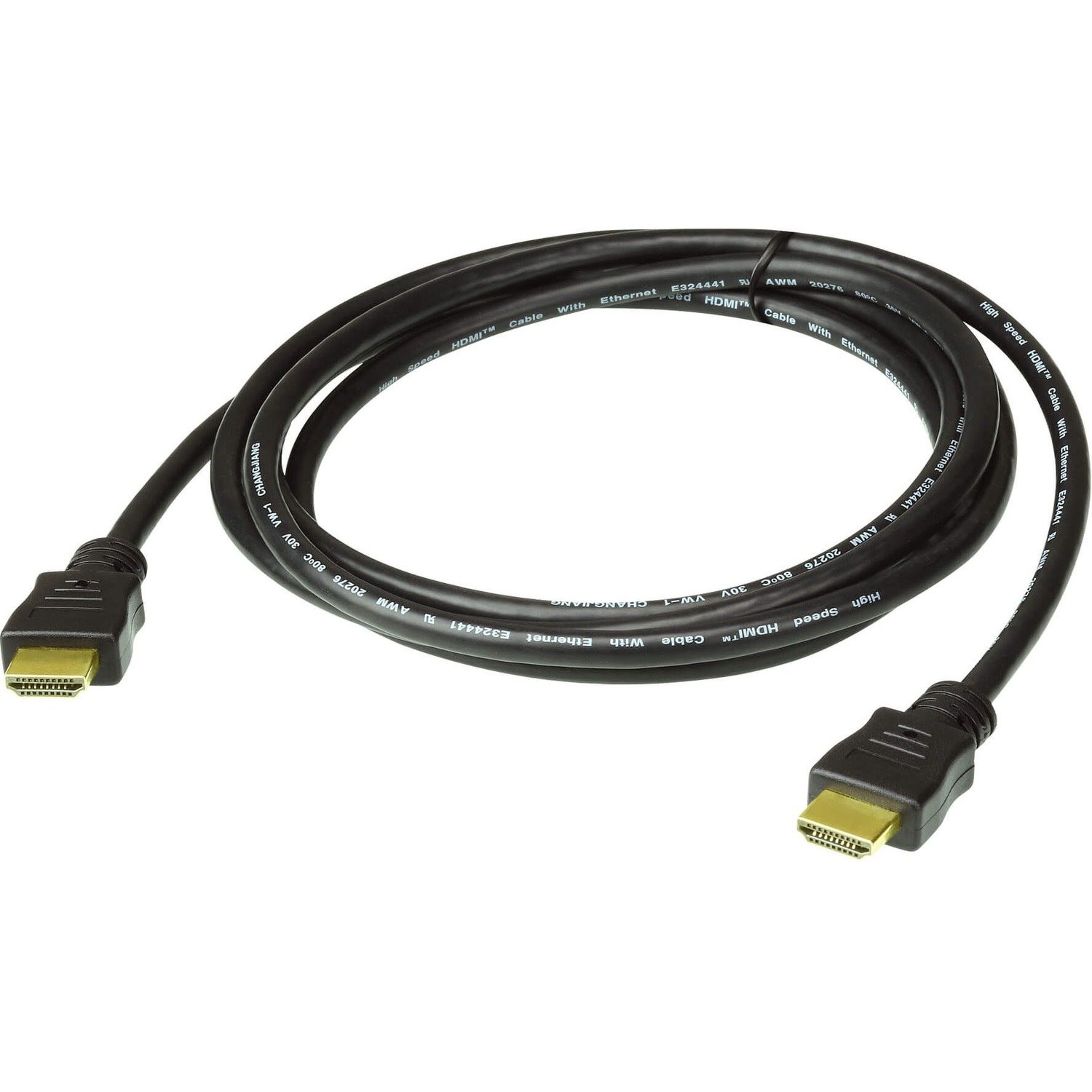 ATEN 2L-7D02H-1 2 m HDMI A/V Cable for Audio/Video Device, Video Splitter, Video Extender, KVM Switch, KVM Extender, Audio/Video Switchbox, Signal Converter - 1