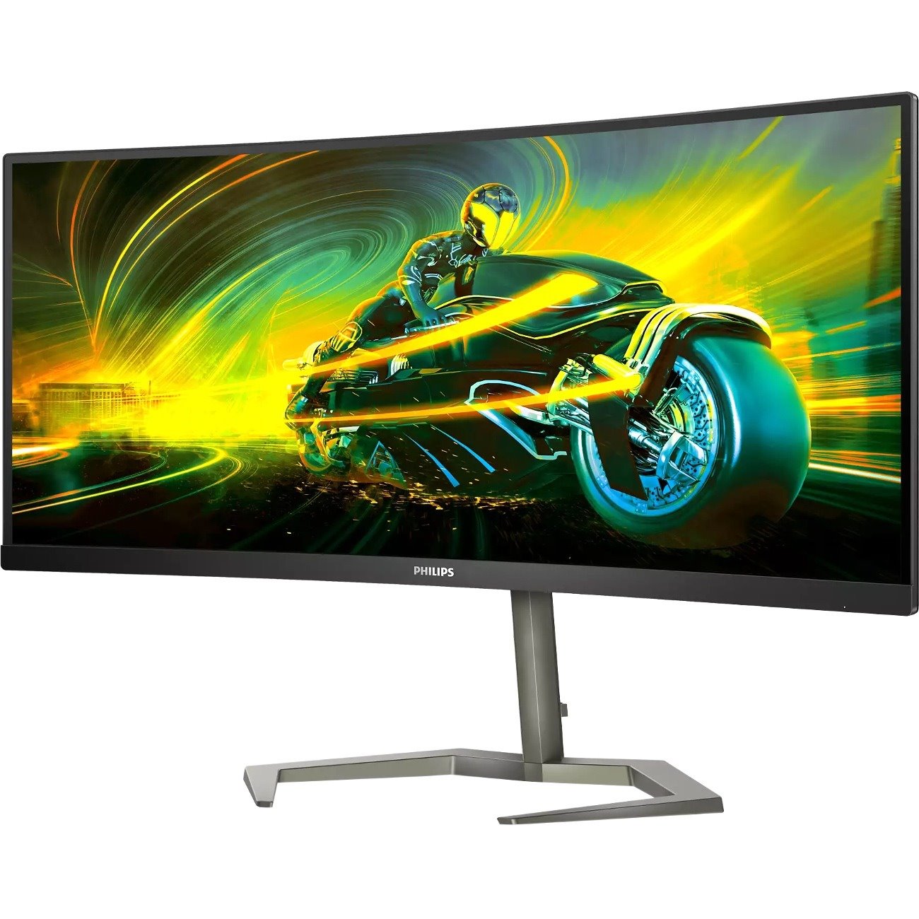 Philips Momentum 34M1C5500VA 34" Class UW-QHD Gaming LCD Monitor - 21:9 - Textured Black