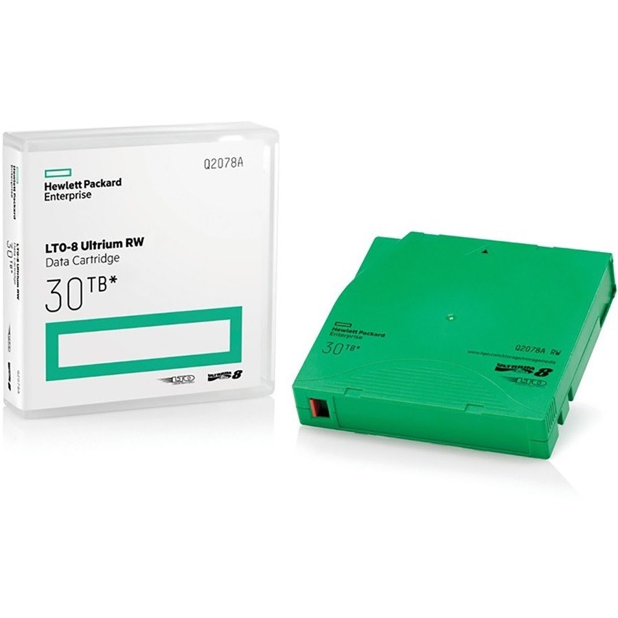 HPE LTO-8 Ultrium 30TB RW Library Pack 20 Data Cartridges with Cases