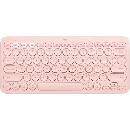 Logitech K380 Keyboard - Wireless Connectivity - Rose