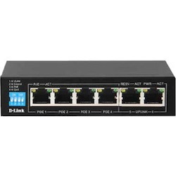 D-Link DGS-F1006P-E 6 Ports Ethernet Switch - Gigabit Ethernet - 10/100/1000Base-T