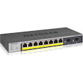 Netgear Smart GS110TP 8 Ports Manageable Ethernet Switch - Gigabit Ethernet - 10/100/1000Base-T, 1000Base-X