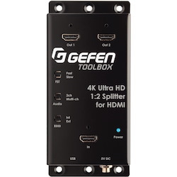Gefen 4K Ultra HD 1:2 Splitter for HDMI (GTB-HD4K2K-142C-BLK)