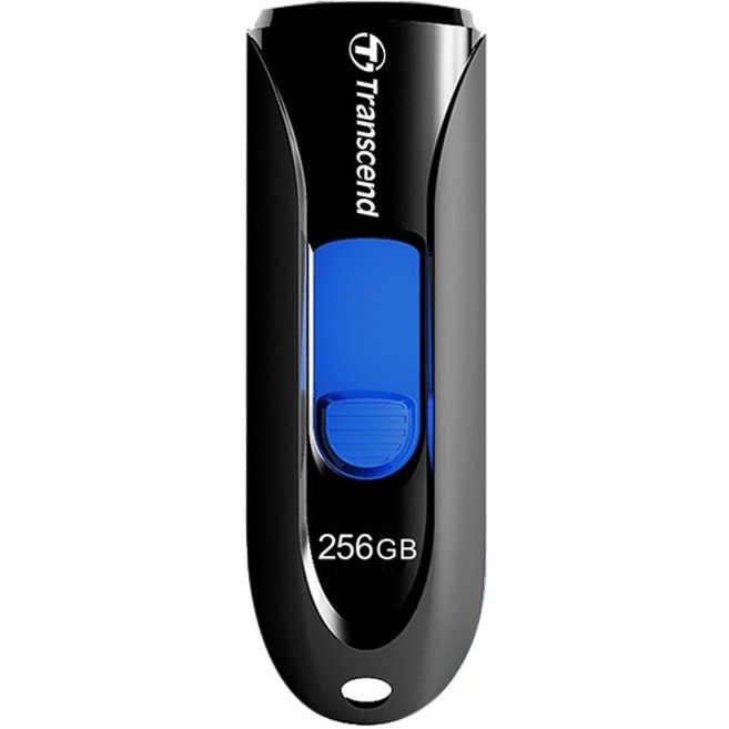 Transcend JetFlash 790 256 GB USB 3.1 Type A Flash Drive - Black
