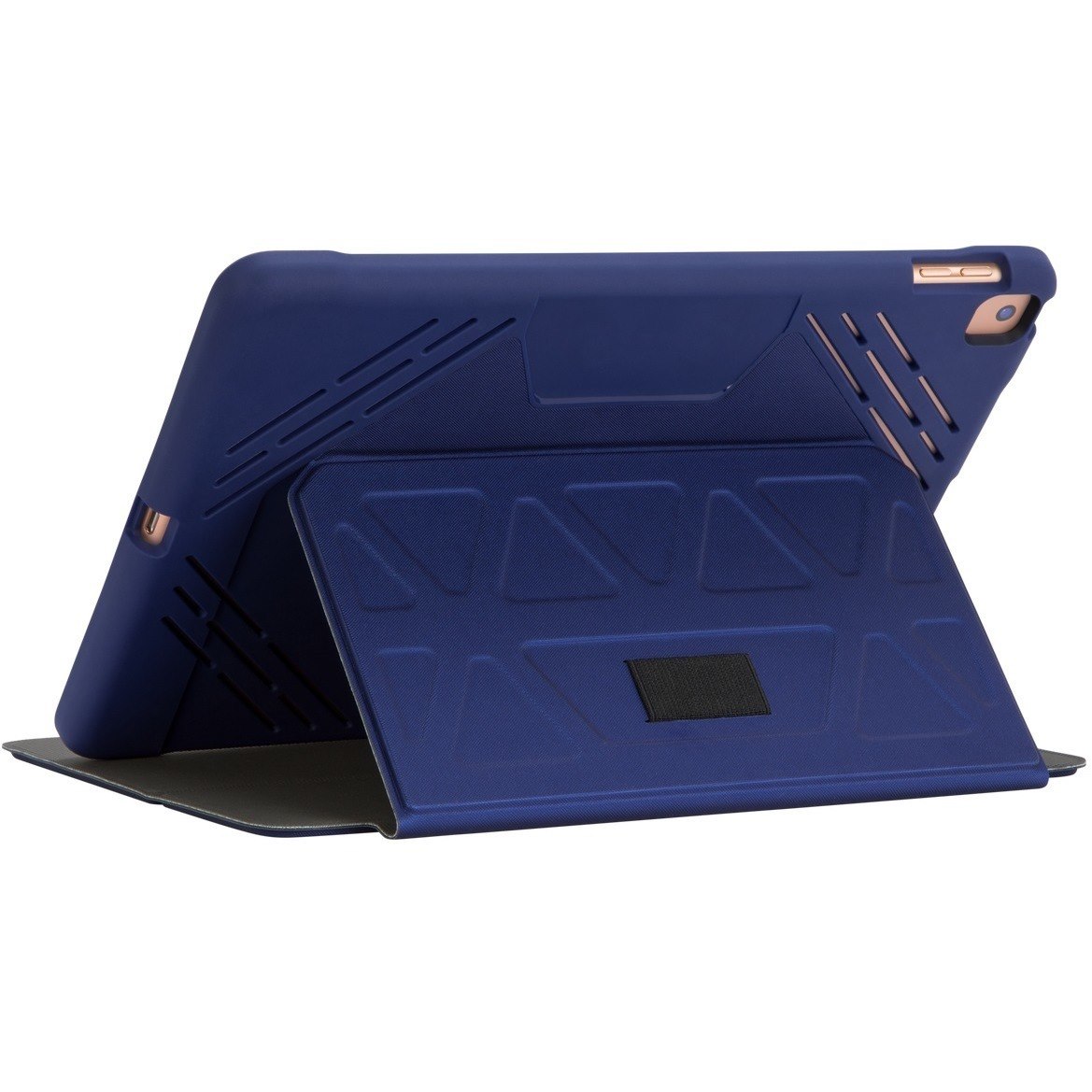 Targus Pro-Tek THZ85202GL Carrying Case (Folio) for 10.2" to 10.5" Apple iPad Pro, iPad Air, iPad (7th Generation), iPad (9th Generation), iPad (8th Generation) Tablet - Blue