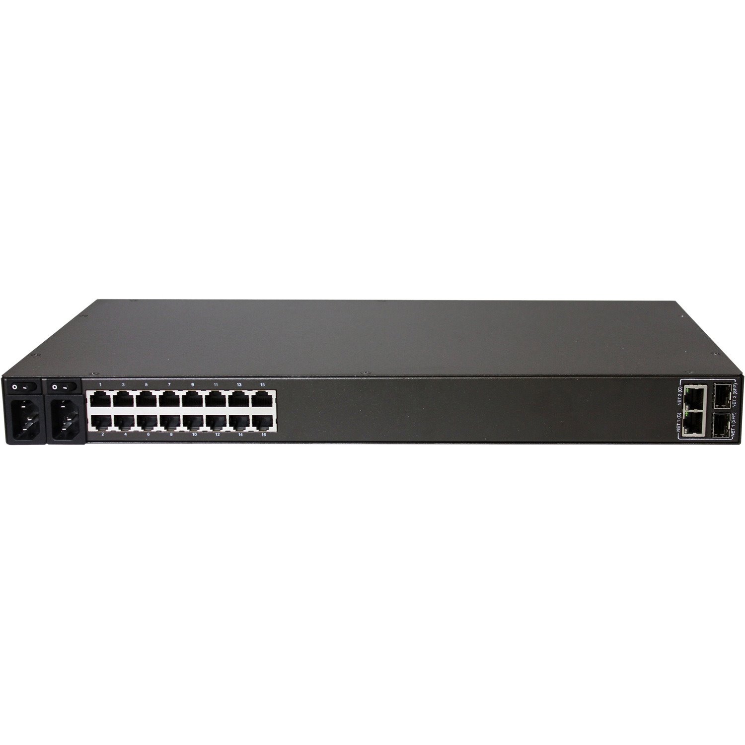 Black Box LES1700 Series Console Server - POTS Modem, Dual 10/100/1000