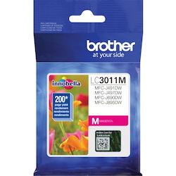 Brother LC3011M Original Standard Yield Inkjet Ink Cartridge - Single Pack - Magenta - 1 Each