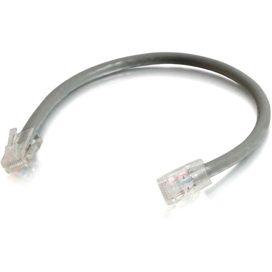 C2G-14ft Cat5E Non-Booted Unshielded (UTP) Network Patch Cable (100pk) - Gray