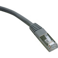 Eaton Tripp Lite Series Cat5e 350 MHz Molded Shielded (STP) Ethernet Cable (RJ45 M/M), PoE, Gray, 100 ft. (30.5 m)