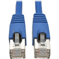 Eaton Tripp Lite Series Cat6a 10G Snagless Shielded STP Ethernet Cable (RJ45 M/M), PoE, Blue, 20 ft. (6.09 m)