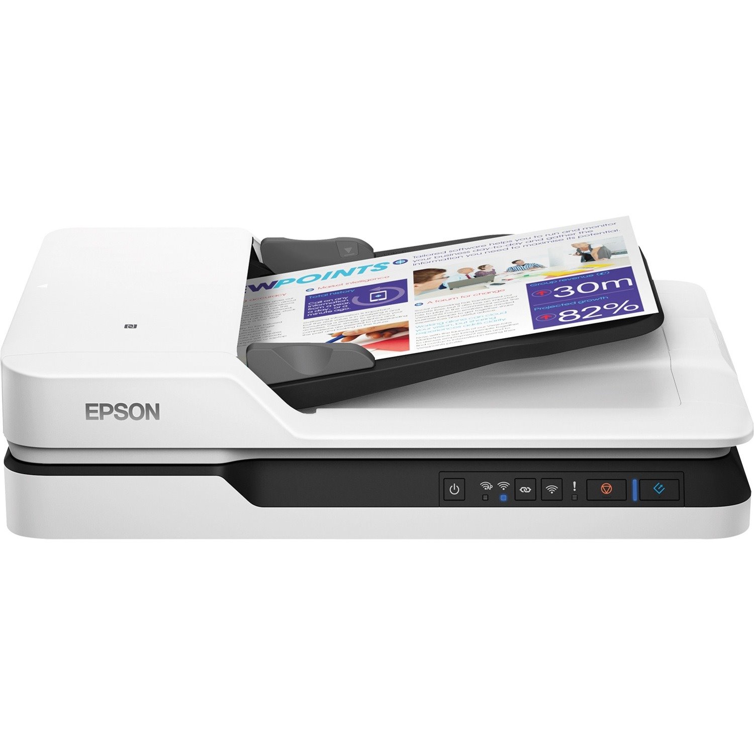 Epson WorkForce DS-1660W Flatbed Scanner - 600 dpi Optical
