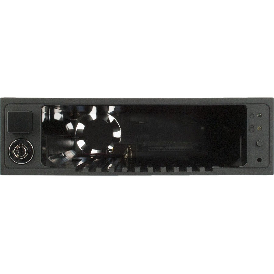 CRU Data Express DX175 Drive Bay Adapter for 5.25" - Serial ATA/600, 6Gb/s SAS Host Interface Internal - Black