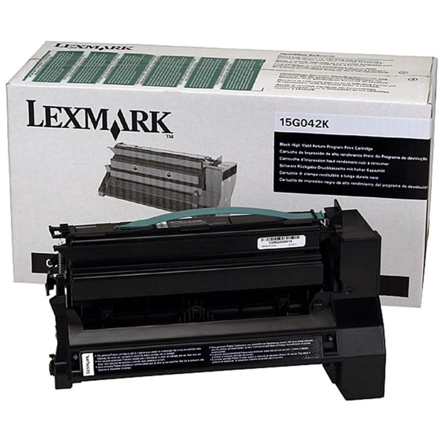 Lexmark Original Laser Toner Cartridge - Black - 1 Each